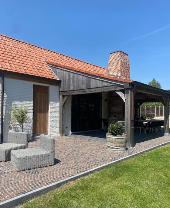 Gastenverblijf A&A Met Mezzanine Gavere エクステリア 写真